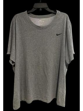 Nike Men’s 2X Standard Fit Dri-Fit Classic Tee T-Shirt Yoga Gym Running